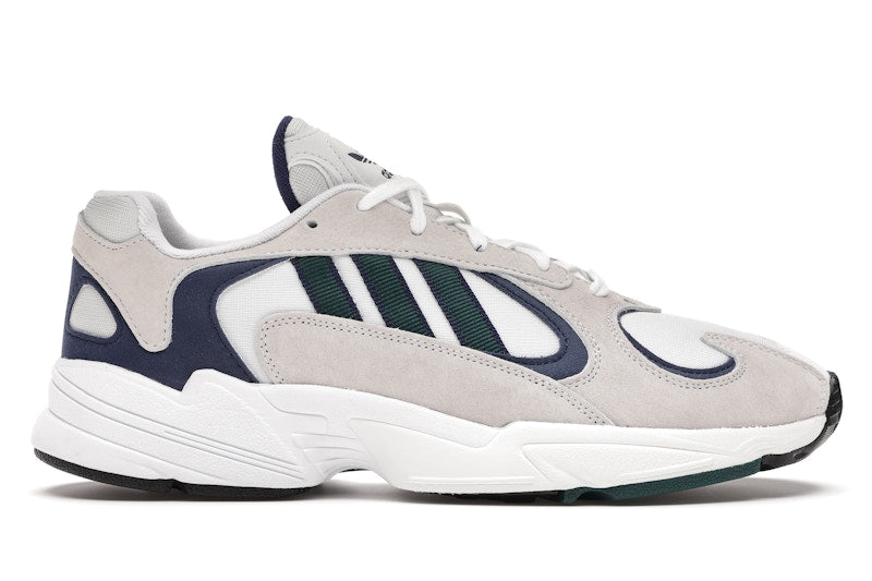 adidas Yung-1 White Noble Green Dark Blue