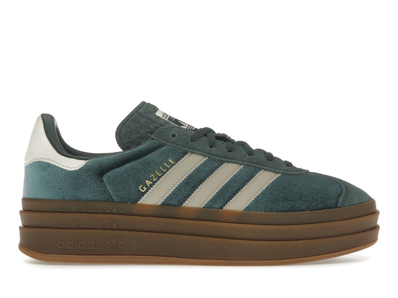 adidas Gazelle Bold Mineral Green Velvet (Women's)