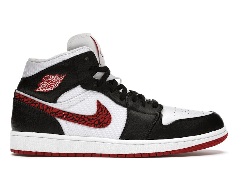 Jordan 1 Phat White Red Black (Elephant Print)