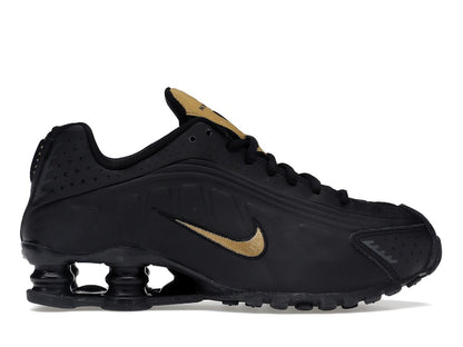 Nike Shox R4 Black Metallic Gold (GS)