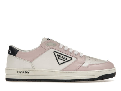 Prada District Sneaker White Pink Perforated Leather (Women's)