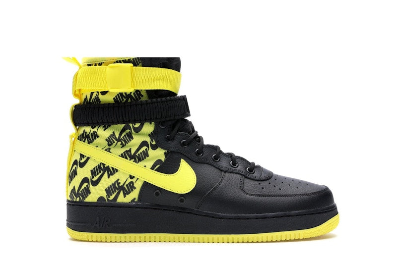 Nike SF Air Force 1 High Black Dynamic Yellow