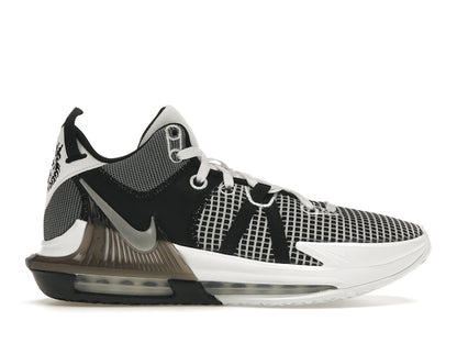 Nike LeBron Witness 7 White Black Metallic Silver