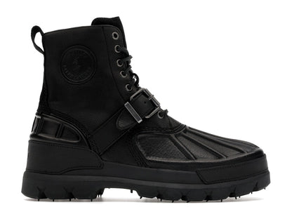 Polo Ralph Lauren Oslo High Oiled Leather Boot Black