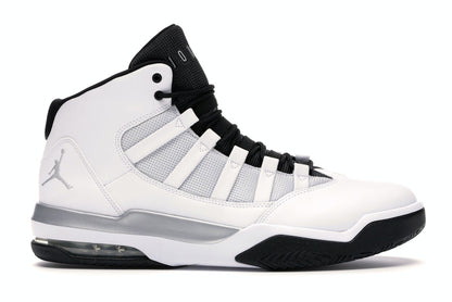 Jordan Max Aura White Metallic Silver Black