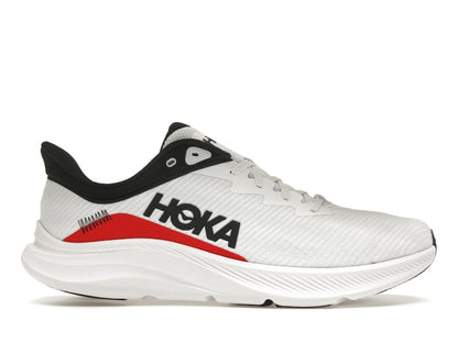 Hoka One One Solimar White Cosmic Grey Red