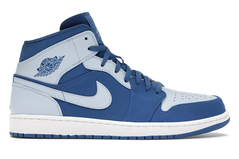 Jordan 1 Retro Mid Team Royal Ice Blue