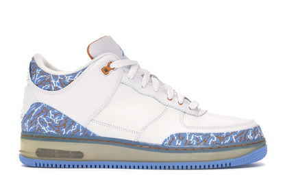 Jordan AJF 3 White University Blue Sunset