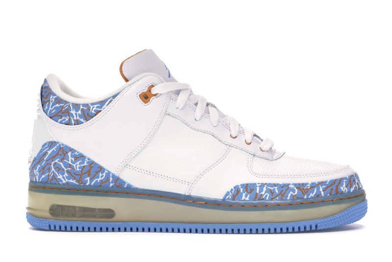 Jordan AJF 3 White University Blue Sunset