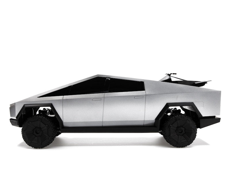 Hot Wheels x Tesla Cybertruck 1:10 Scale RC Car (2021 Version w/ Cyberquad)