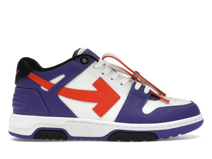OFF-WHITE Out Of Office OOO Low Tops White Purple Orange