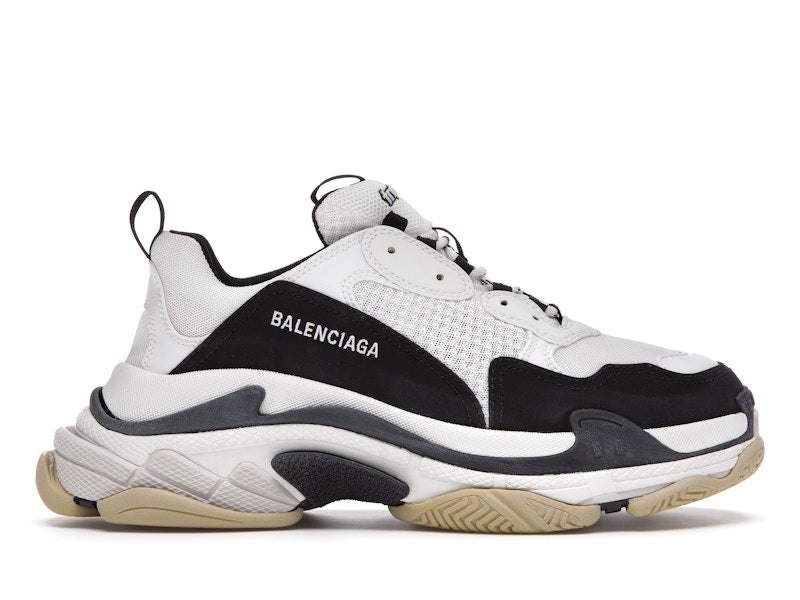 Balenciaga Triple S White Black