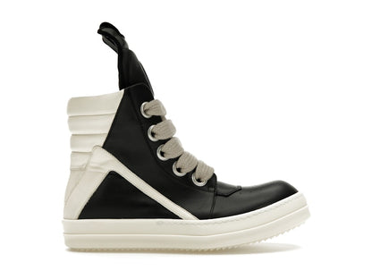 Rick Owens GeoBasket Oversized Eylet Black Milk