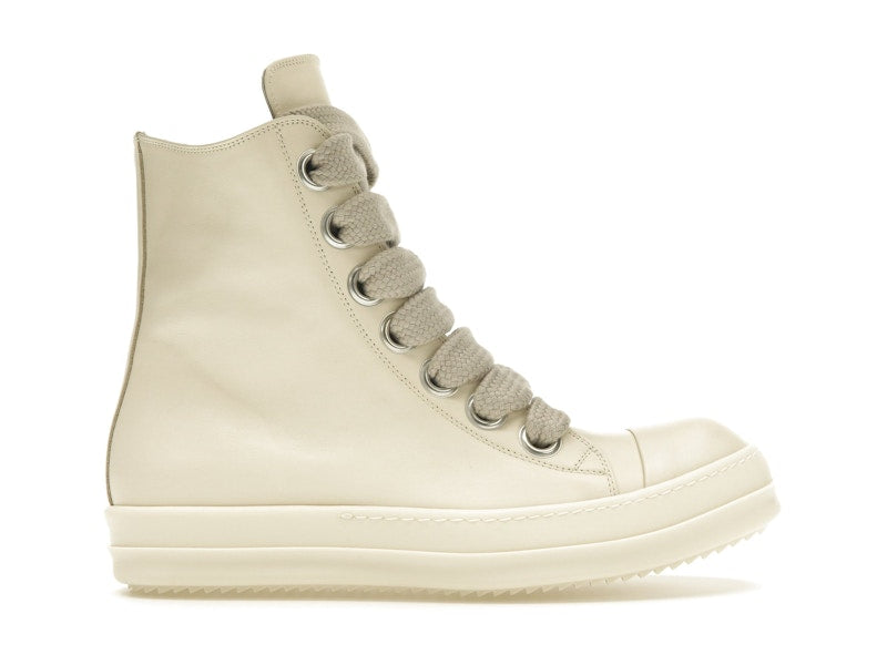 Rick Owens Lido High Sneaks Jumbo Laced Milk