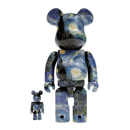 Bearbrick Vincent van Gogh The Starry Night 100% & 400% Set