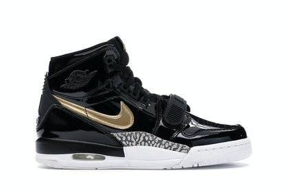 Jordan Legacy 312 Black Gold Patent (GS)