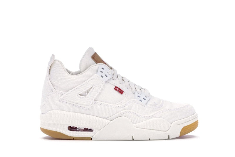Jordan 4 Retro Levi's White (GS) (Levi's Tag)