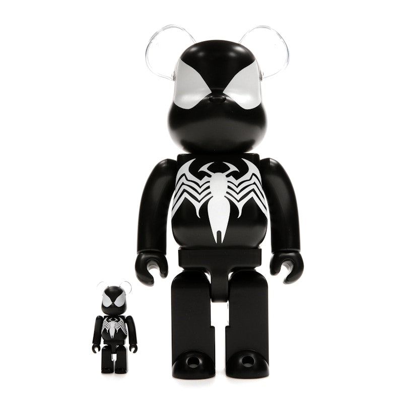 Bearbrick x Marvel Spider-Man Black Costume 100% & 400% Set