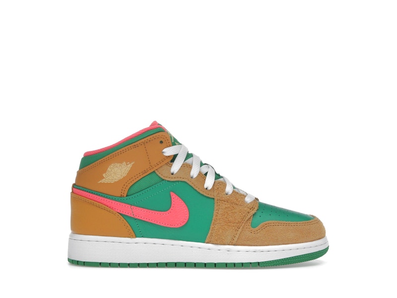 Jordan 1 Mid SE Chutney Lucky Green (GS)