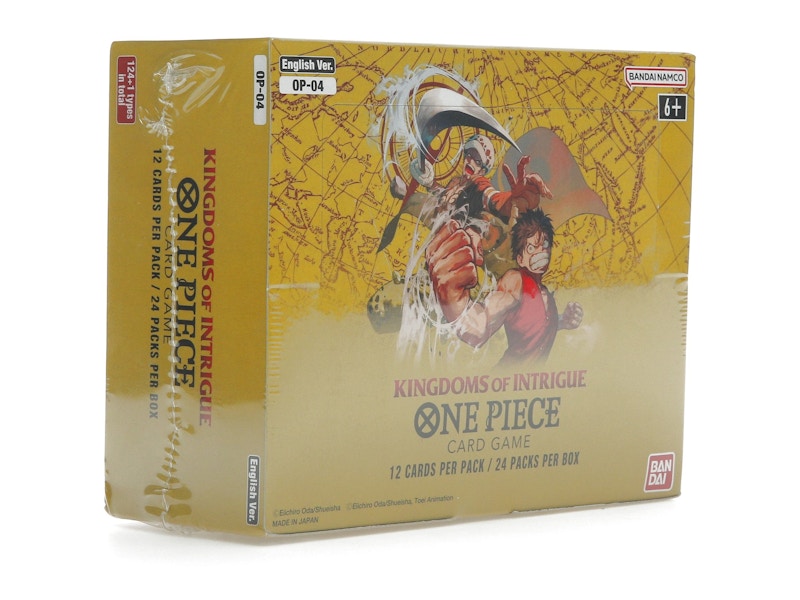 Bandai One Piece Card Game Kingdom of Intrigue Booster Box (OP-04)