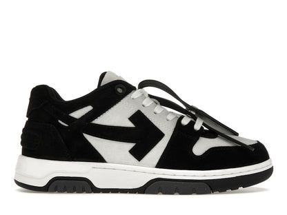 OFF-WHITE Out Of Office OOO Low Tops White Black Suede