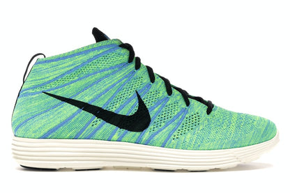 Nike Lunar Flyknit Chukka Blue Glow Volt