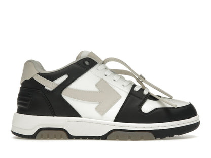 OFF-WHITE Out Of Office OOO Low Tops Black Beige
