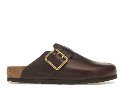 Birkenstock Boston Bold Leather Roast Brown