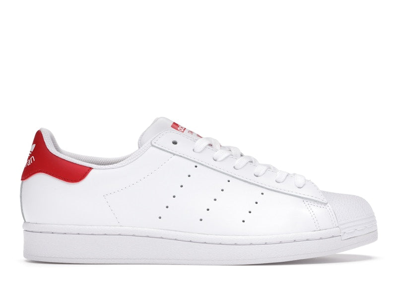adidas Superstan White Scarlet