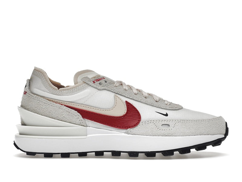 Nike Waffle One SE Sail Pearl White Black Gym Red (Women's)