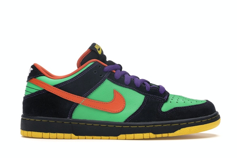 Nike SB Dunk Low Green Spark Hoop Orange