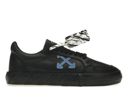 OFF-WHITE Vulc Low Black/Blue Leather SS21
