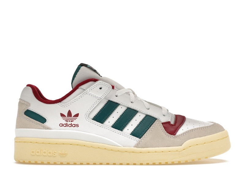 adidas Forum Low White Teal Burgundy