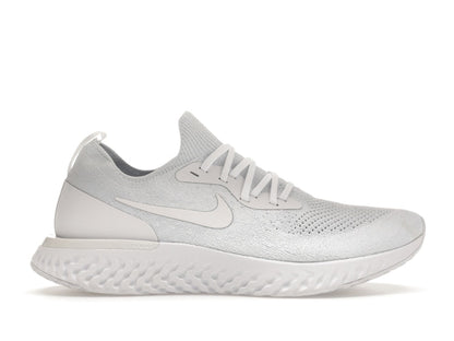 Nike Epic React Flyknit True White