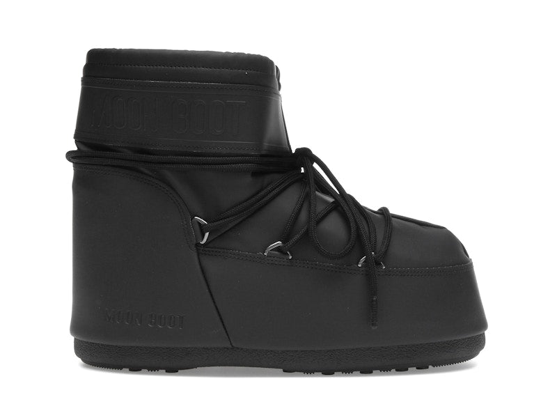 Moon Boot Icon Rubber Low Boot Black