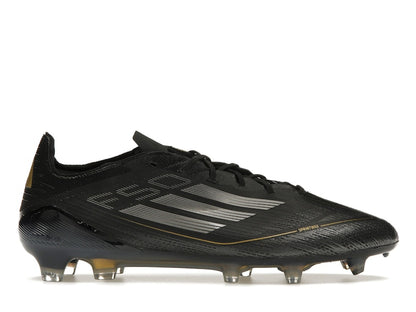 adidas F50 Elite FG Core Black Iron Metallic Gold Metallic