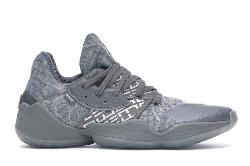 adidas Harden Vol. 4 Grey Three Cloud White