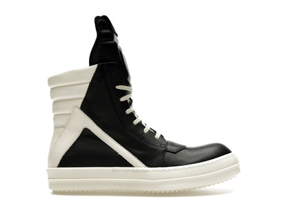Rick Owens Strobe Geobasket High Black Milk
