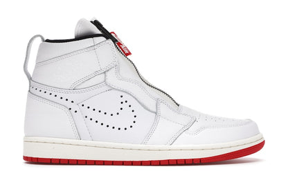 Jordan 1 Retro High Zip White University Red