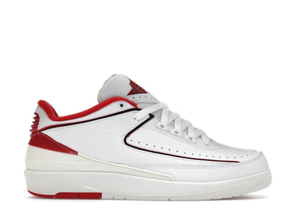 Jordan 2 Retro Low White Varsity Red