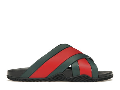 Gucci Web Slide Black Rubber