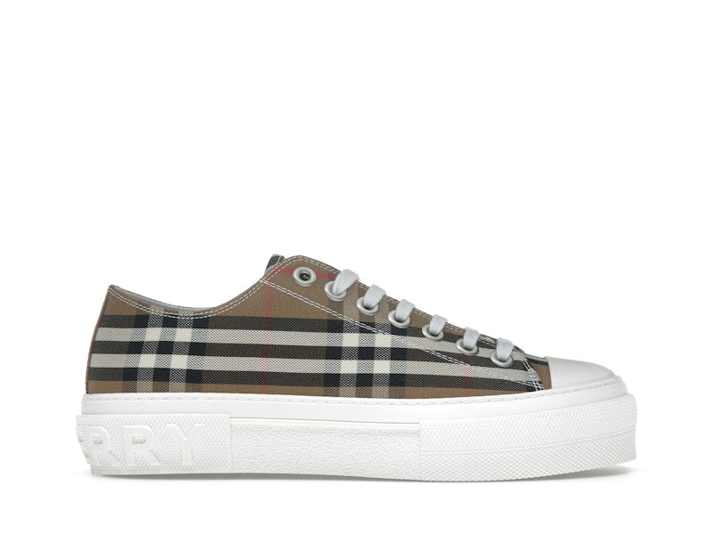 Burberry Low Top House Check Sneaker Taupe Brown (Women's)