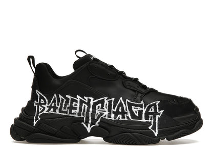 Balenciaga Triple S DIY Metal Artwork Black