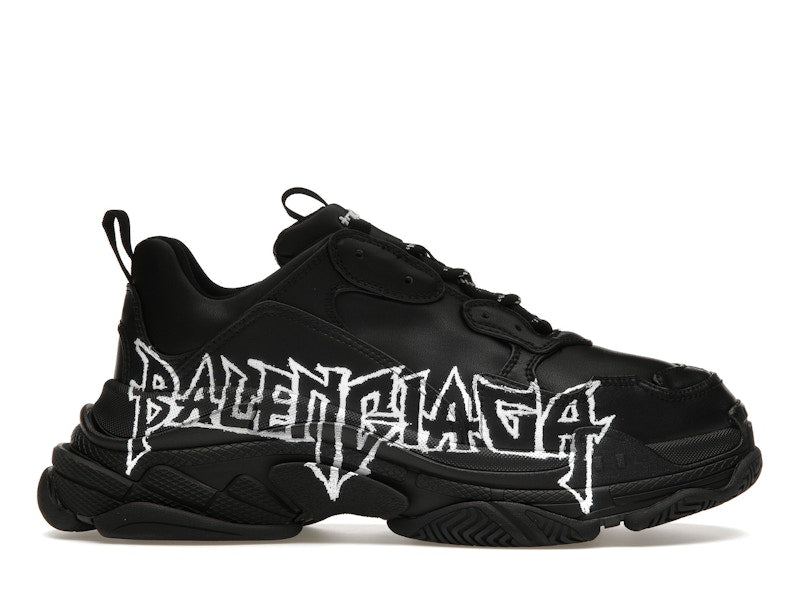 Balenciaga Triple S DIY Metal Artwork Black
