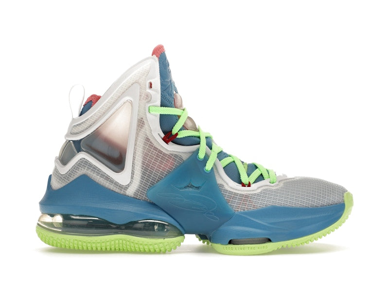 Nike LeBron 19 Dutch Blue Lime Glow (GS)