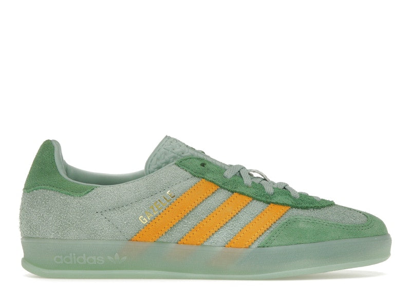 adidas Gazelle Indoor Hazy Green Crew Yellow (Women's)