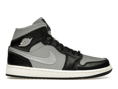 Jordan 1 Mid SE Black Metallic Silver (Women's)