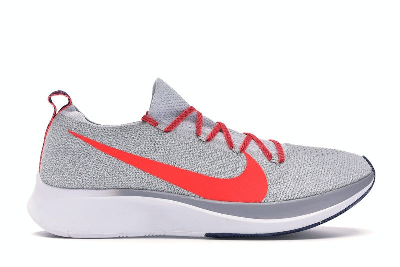 Nike Zoom Fly Flyknit Pure Platinum Bright Crimson