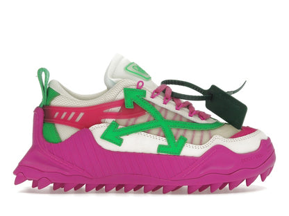 OFF-WHITE Odsy-1000 White Fuchsia Green (Women's)