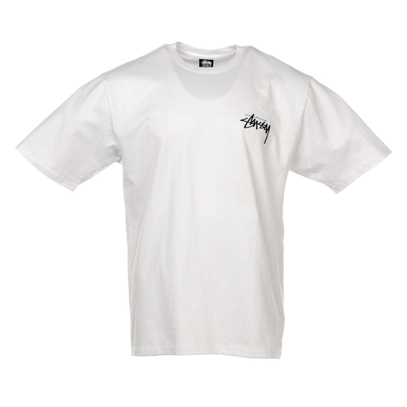 Stussy Fuzzy Dice Tee White